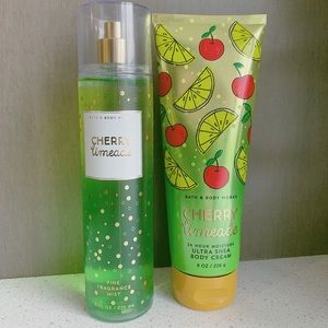Bath and Body Works Rare Cherry Limeade Body Spray and Lotion